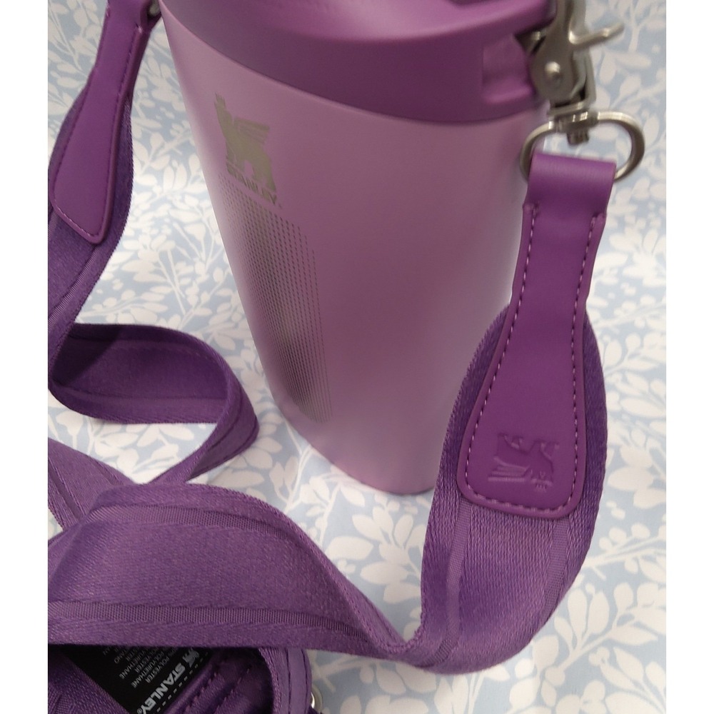 NEW Stanley 23oz Cross Bottle Lilac, Stainless Steel Water Bottle with Strap - Picture 6 of 7